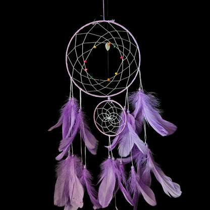 Feather Dream Catchers Wall Decor Handmade Wall Hanging Ornament for Bedroom Living Room Home Decor