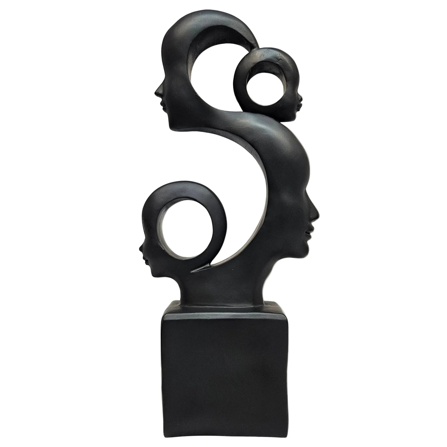 Resin Face Showpiece | Modern Elegant Showpiece Statue for Home Decor, Office, Study Table Decorative Gift Item