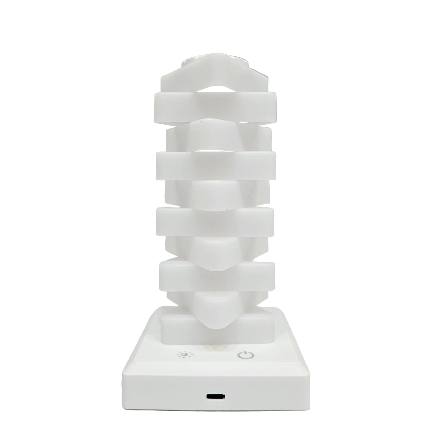 Triangle Desk Lamp – Stackable Color Changing Night Light with Touch Control – Mood Light for Kids, Gamers, Bedroom, Dorm Room, Home Office or Gift