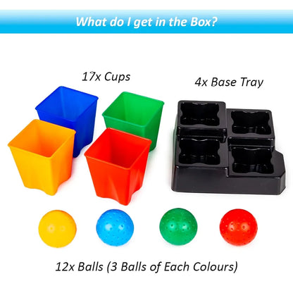 Ratna's Bounce & Battle Multiplayer Activity Floor Party Games for Kids & Adults