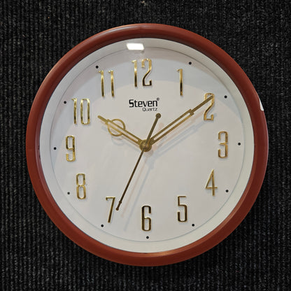 Analog Round Shaped Look Unique Sweep Silent Wall Clock for Home
