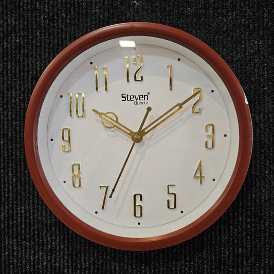 Analog Round Shaped Look Unique Sweep Silent Wall Clock for Home