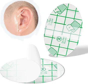 Baby Waterproof Ear Stickers, Baby Waterproof Ear Protector, Newborn Baby Ear Correctors for Swimming Showering Snorkeling and Other Water Sports Kids Invisible Patch Bandage
