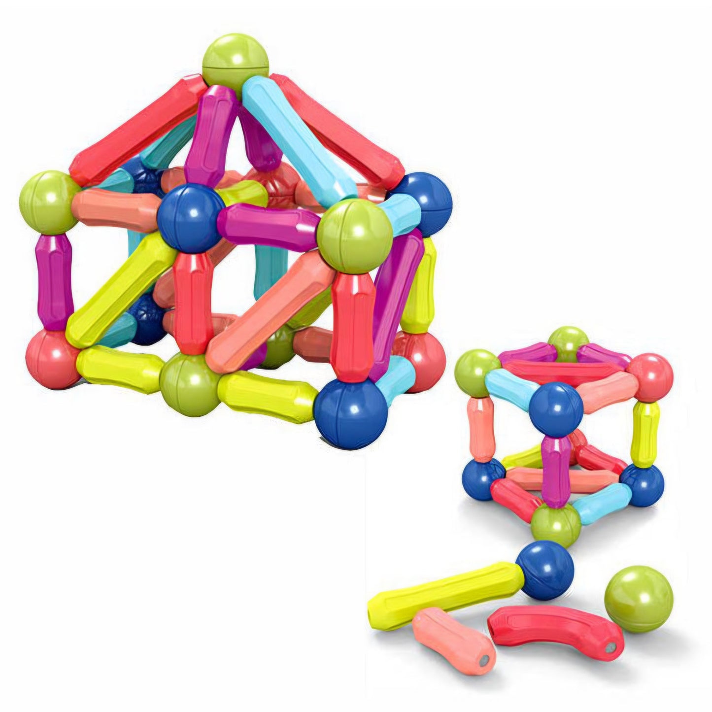 Magnetic Sticks 42pcs with strong magnets for kids above 3 years old