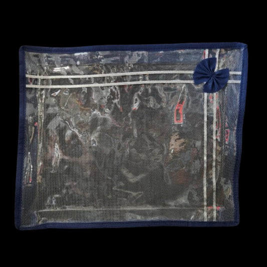 Transparent Zipper Saree storage bag