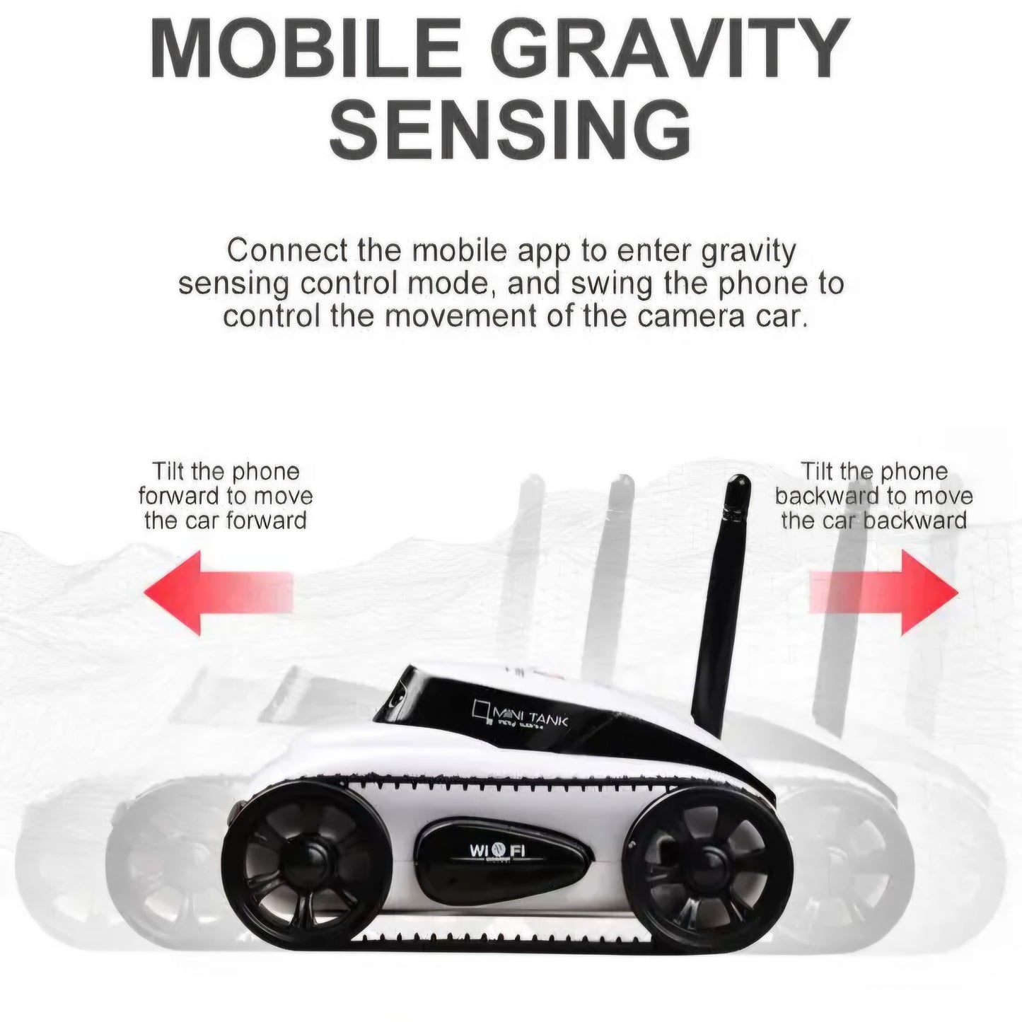 I-spy toys app-controlled wireless spy tank with wi-fi controlled view your video Simultaneously photo image record/video record