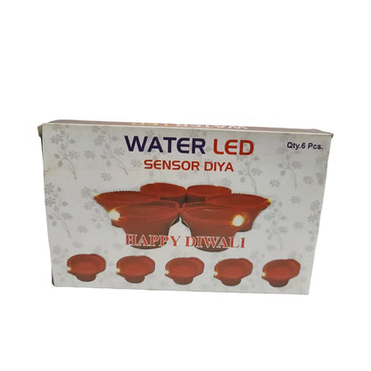 Water sensored led diya's perfect for Diwali decoration 6pcs set