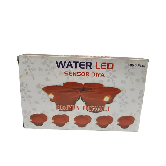 Water sensored led diya's perfect for Diwali decoration 6pcs set
