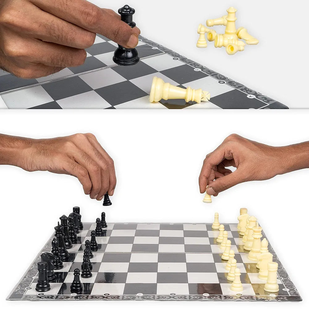 Ratna's Senior Game Kings Premium Chess Set for Kids with Logical and Strong Mind to Enhance Their Logical Thinking and Concentration