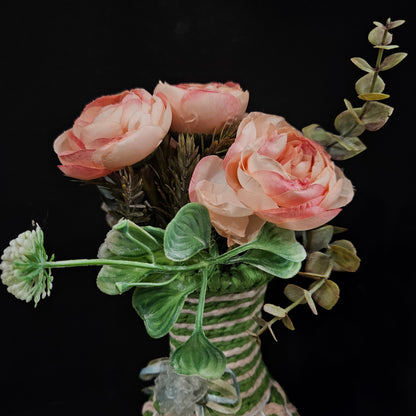 Artificial Garden roses flower bunch for Home & Garden Decoration