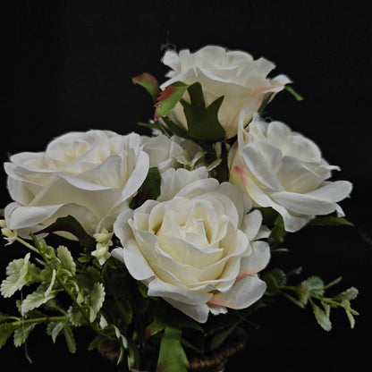 Artificial banquet rose Flowers bunch for Home,Garden & Office Decoration