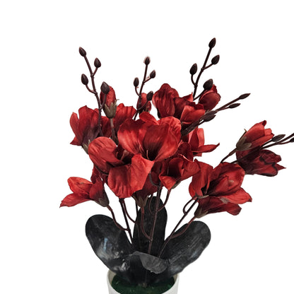 Artificial Flowers for Home Decoration Cherry Blossom Artificial plant with Pot