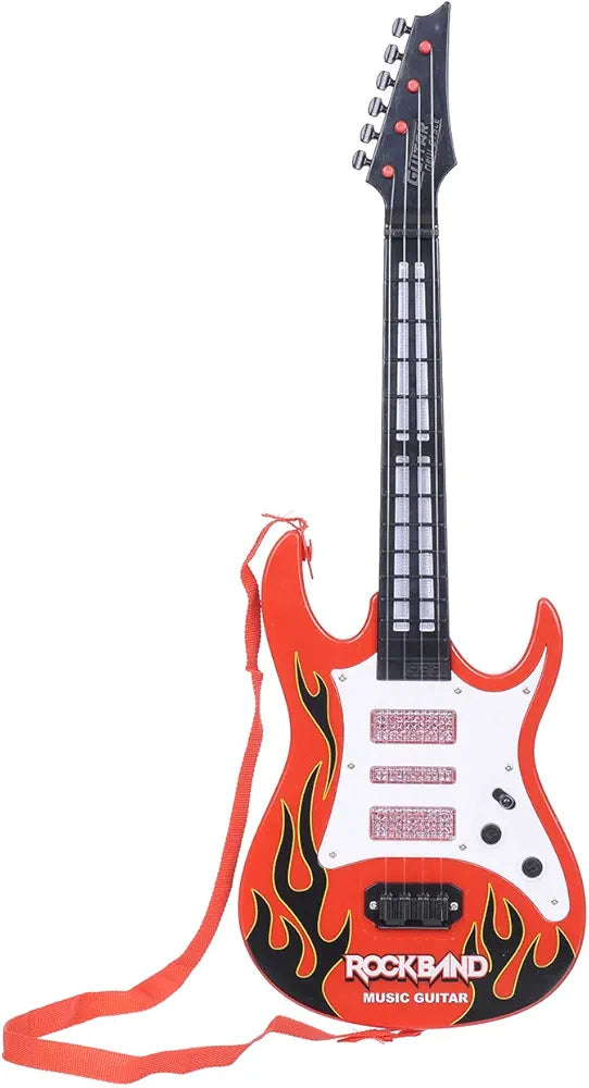 The Rock Band music guitar iconic Rock and Roll style the best welcome gifts for the children pop music fetching lights