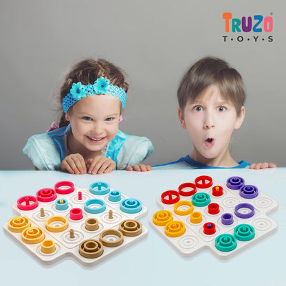 Krazy Rings Board Game with free Travel Pouch Inside