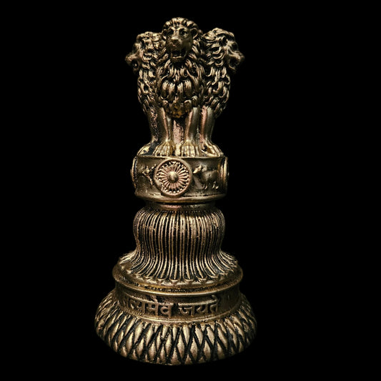 Handcrafted Ashoka Pillar Idol Pillar Statue Showpiece for Car Dashboard Home Office Decor Table Showpiece Corporate Gifting