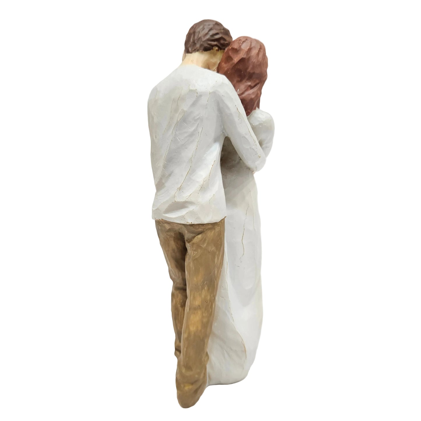 Romantic Couple Showpiece Statue – Handcrafted Stone Finish Love Figurine | Elegant Home Décor for Living Room, Bedroom | Anniversary & Wedding Gift