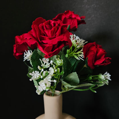 Artificial banquet red rose Floweral bunch for to bring elegant look to your Home & Office