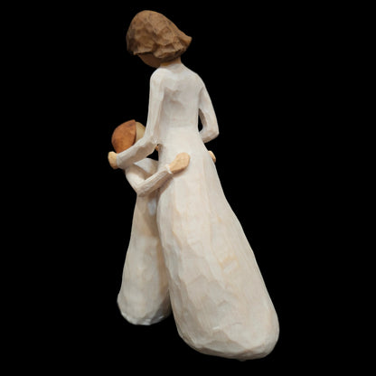 Mother & Daughter hugging Sculpted Handcrafted  Showpiece Figurine