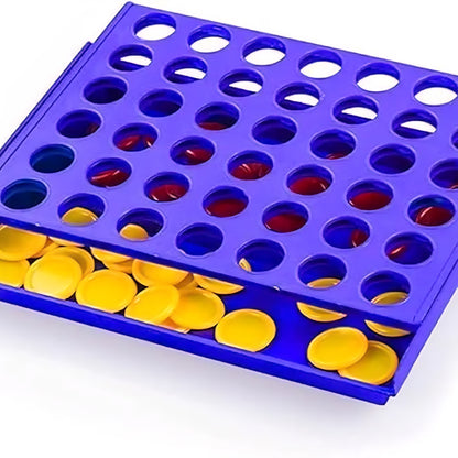 Original Plot 4 Big Board Game Family Game Strategy Game for 2 Players Ages 5 & Up