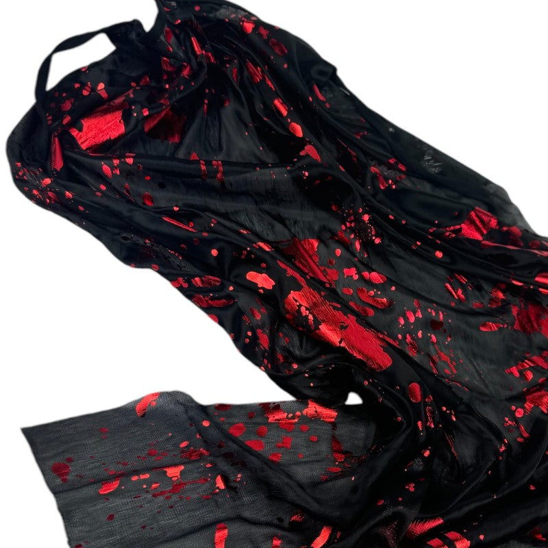 Bloody Hand Black Butcher's Cape Halloween Blood