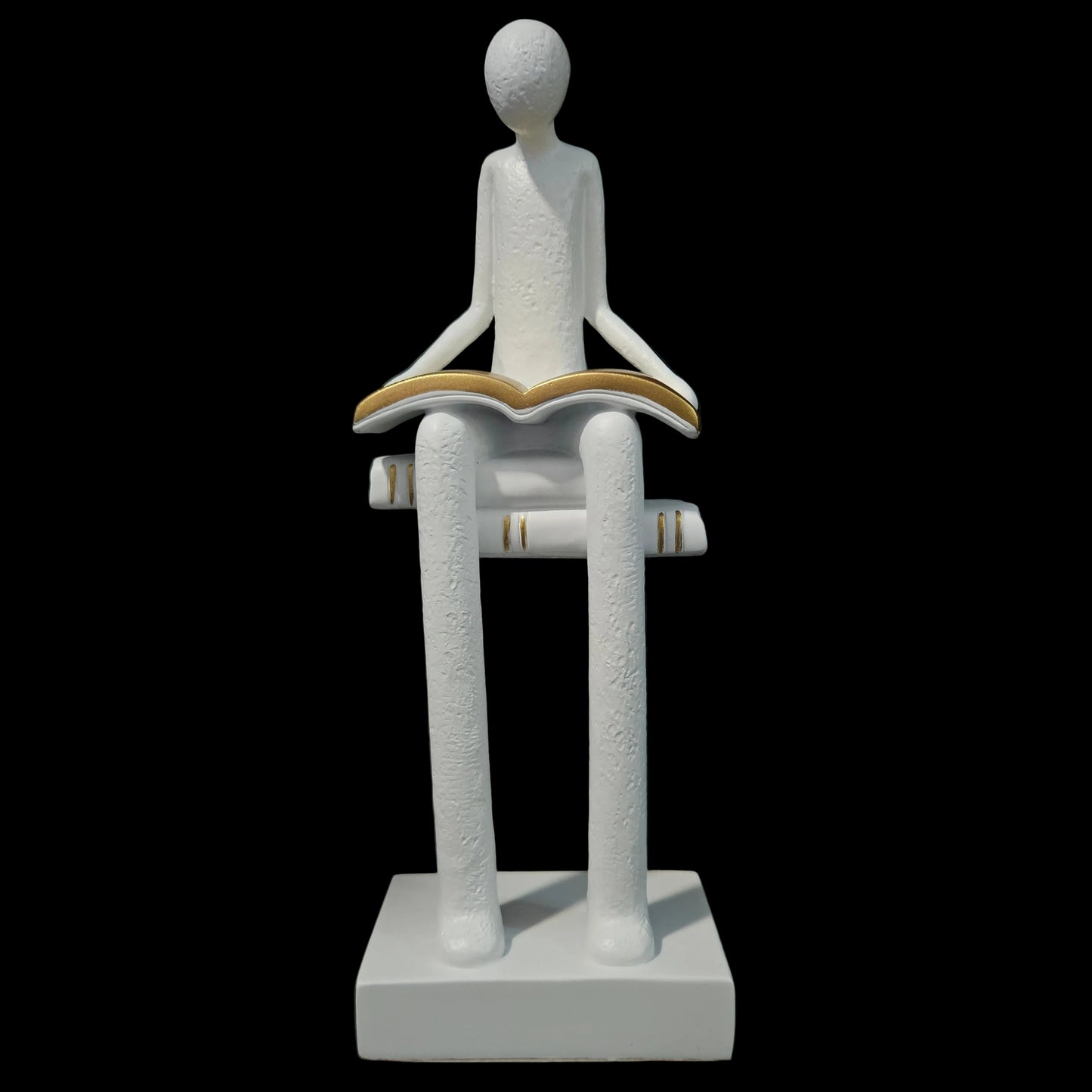 Reading Man Sculpture Showpiece Figurine