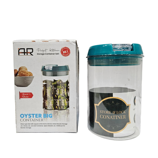AR Oyster Big Transparent Storage Container perfect for storing utilities with Airtight locking