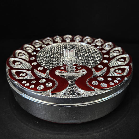Shree Hari Multipurpose Peacock Fruit Storage Box Perfect for Return gifting