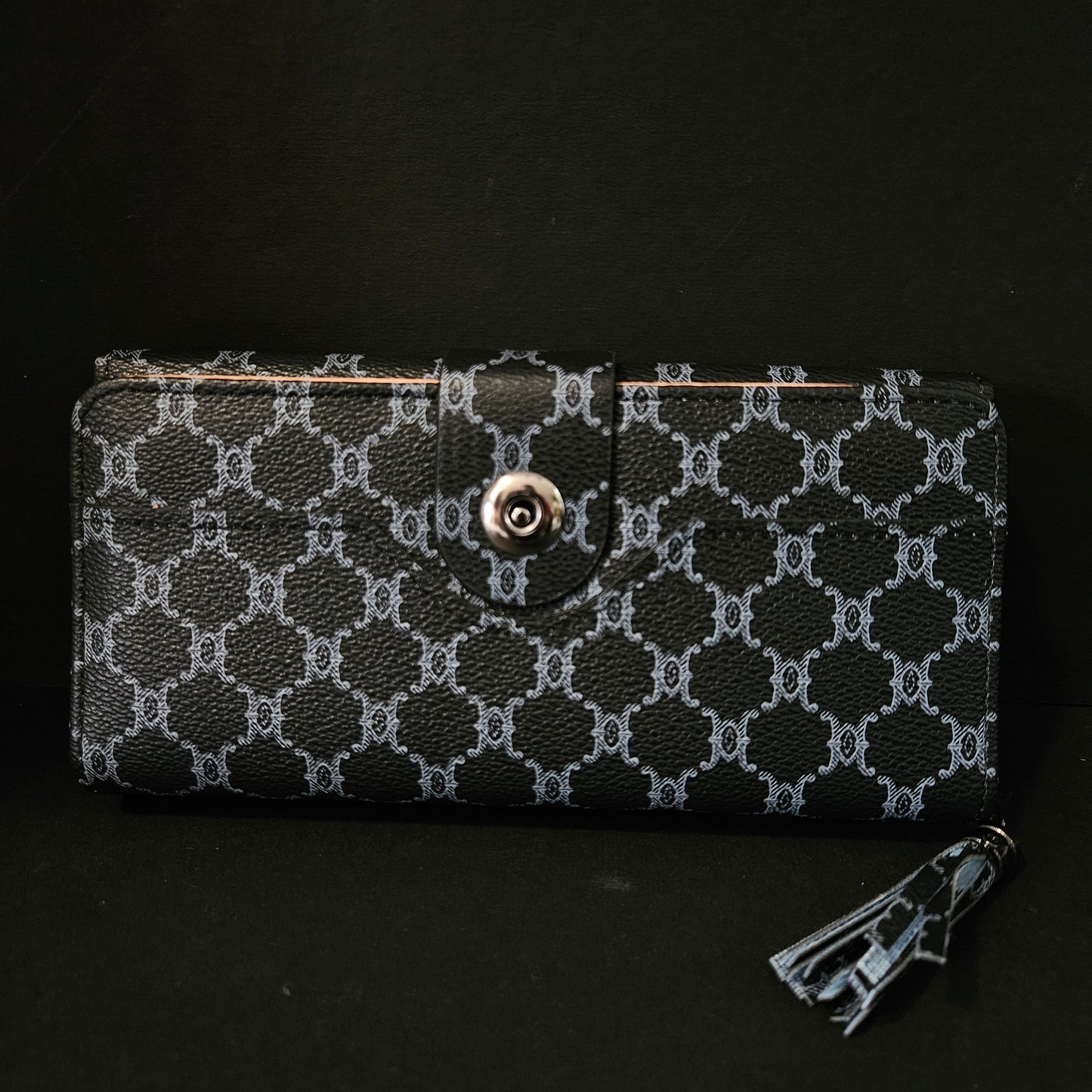 Leather Thin Slim Wallets for Women with Zipper