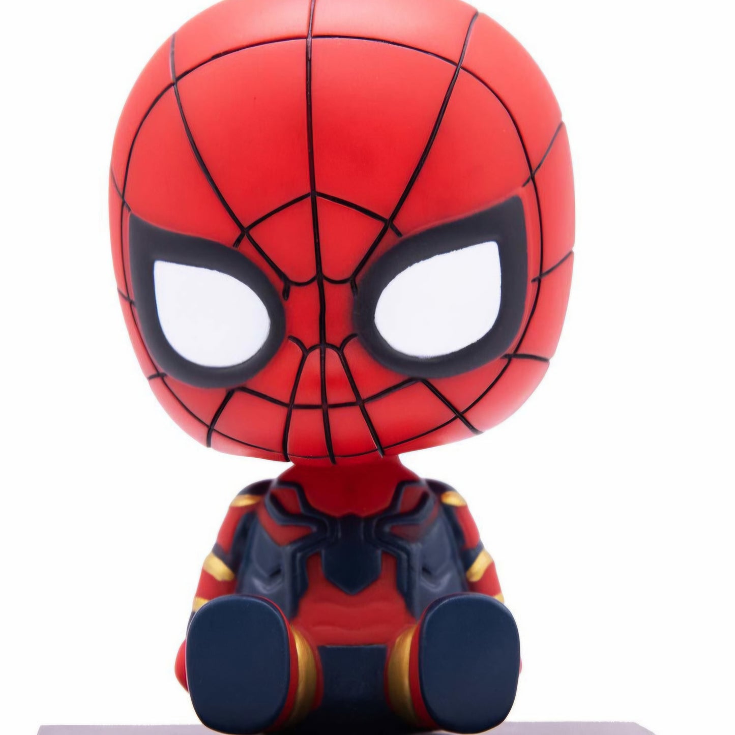 Super Hero Spiderman Action Figure Limited Edition, Marvel Comics Character|Avenger Spiderman Bobblehead with Mobile Holder for Car Dashboard