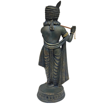 Lord Krishna polyresin Statue playing his divine flute Showpiece Figurine