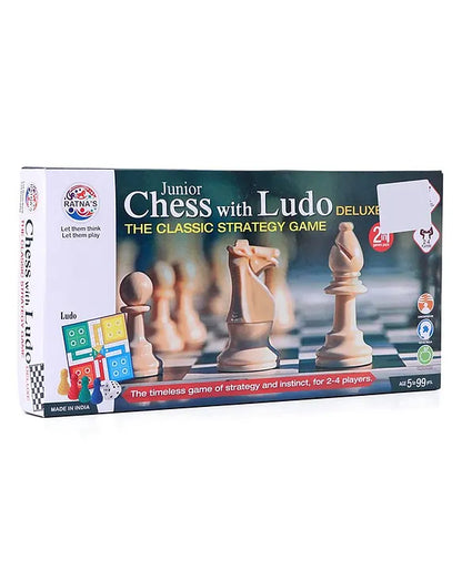 Ratnas Classic Chess And Ludo 2 In 1 Board Game