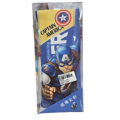 Marvel captian America printed statonary pouch for kids return kids