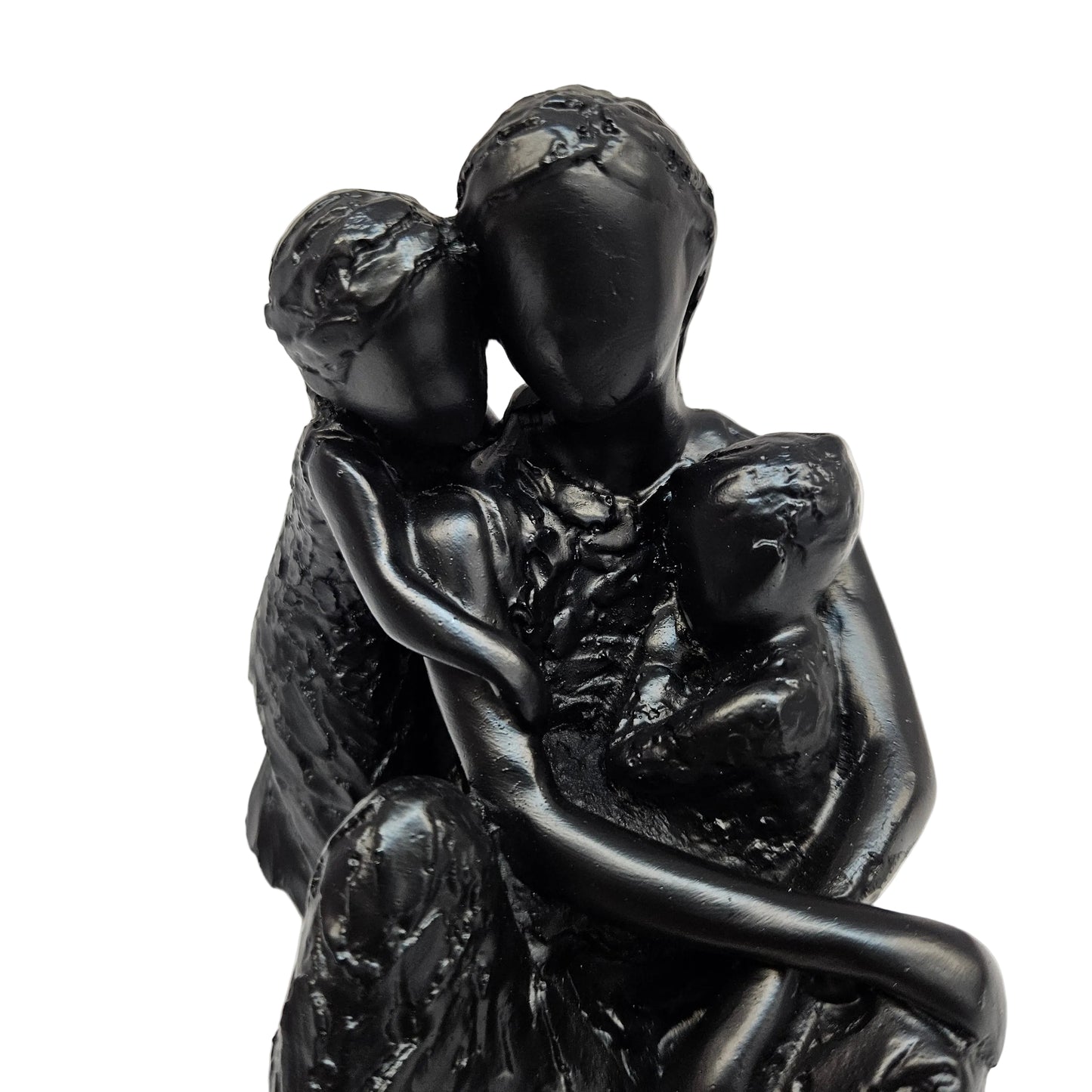 Black cute mother's love with kids  Statues Showpiece Figurine