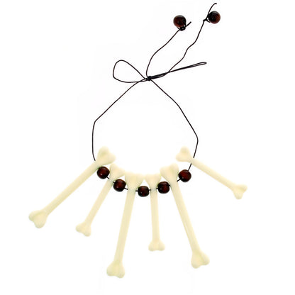 Carnival accessory Bones necklace For Halloween Party