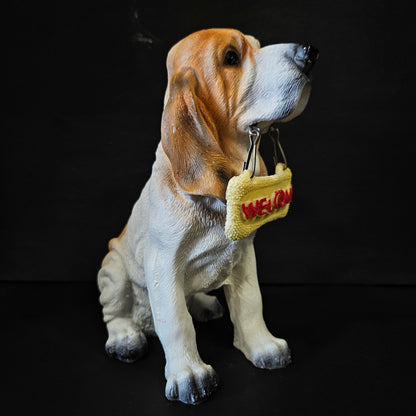 Realistic breed Dogs Welcome Greeter Statue Dog Collectible Decor showpiece Figurine