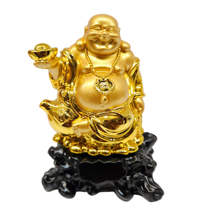 Laughing Buddha Statue for Money Vastu Feng Shui Item Decorative Showpiece