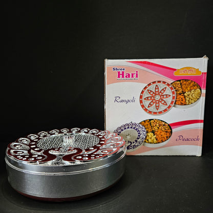 Shree Hari Multipurpose Peacock Fruit Storage Box Perfect for Return gifting
