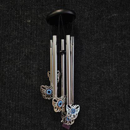 Evil Eyes & Butterfly Feng Shui Wind Chime for Bedroom Bell Wind Chimes for Bedroom Home Positive Energy Balcony Bedroom