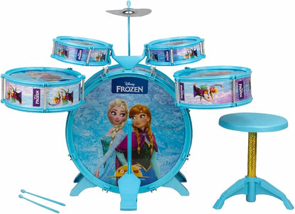 Cartoon characters like Frozen,Barbie & Spiderman themed Drum Set Multifunctional Jazz Drum | Musical Drum Set | Music Play Toy | Kids Percussion Set | Toy Drum kit | Musical Instrument for Kids