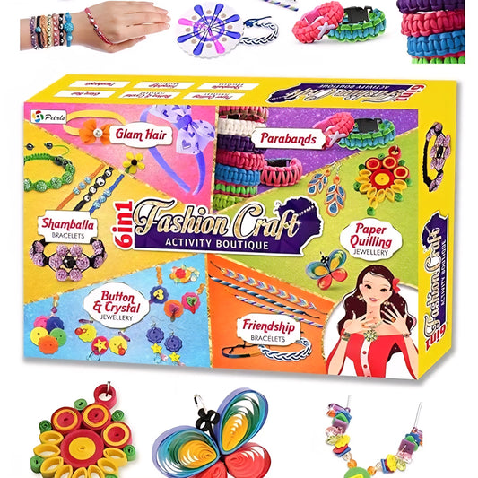 Fashion Craft - 6 in 1 Activity Boutique, Age 6+ (for Girls)