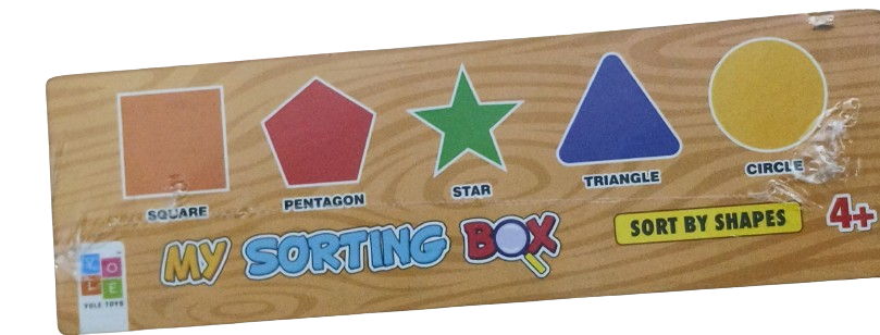 Wooden Sorting Box Educational Building Block Toy for Pre School kids Kindergarten Skill Development Sorting Games for Toddlers and Preschoolers kids