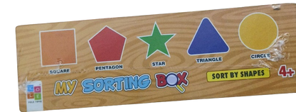 Wooden Sorting Box Educational Building Block Toy for Pre School kids Kindergarten Skill Development Sorting Games for Toddlers and Preschoolers kids