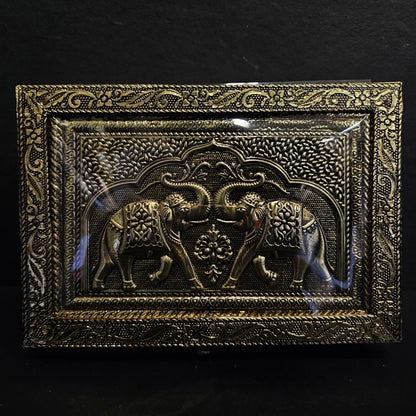 Handmade Wooden Jewellery Box Oxidised wooden Box for Marriage, Anniversary, Engagement, gift & return gift