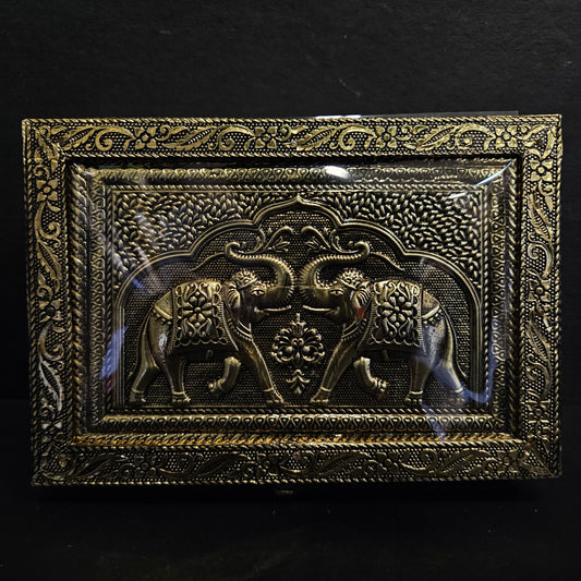Handmade Wooden Jewellery Box Oxidised wooden Box for Marriage, Anniversary, Engagement, gift & return gift
