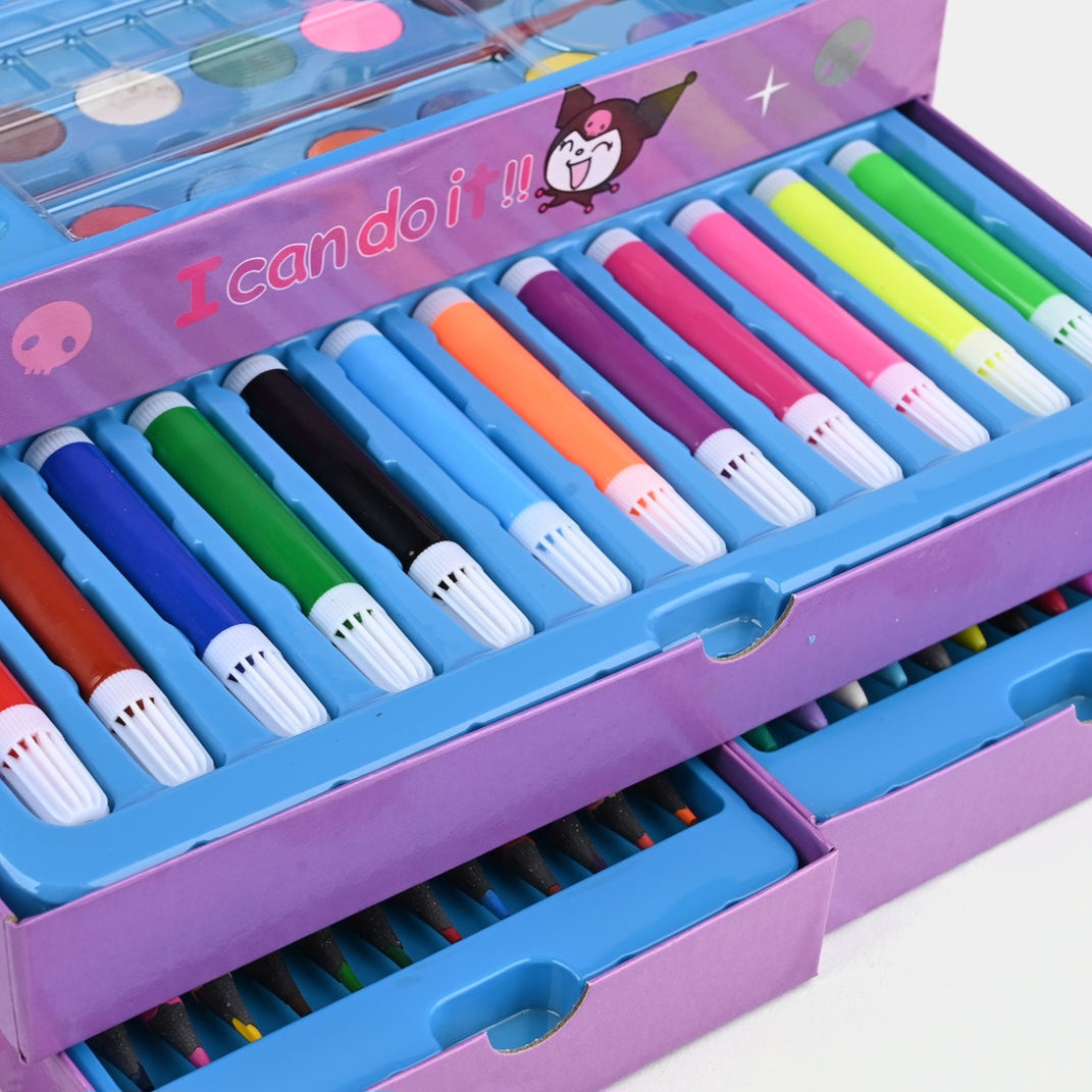 Kuromi Character Theme Color Kit for Kids 54Pcs