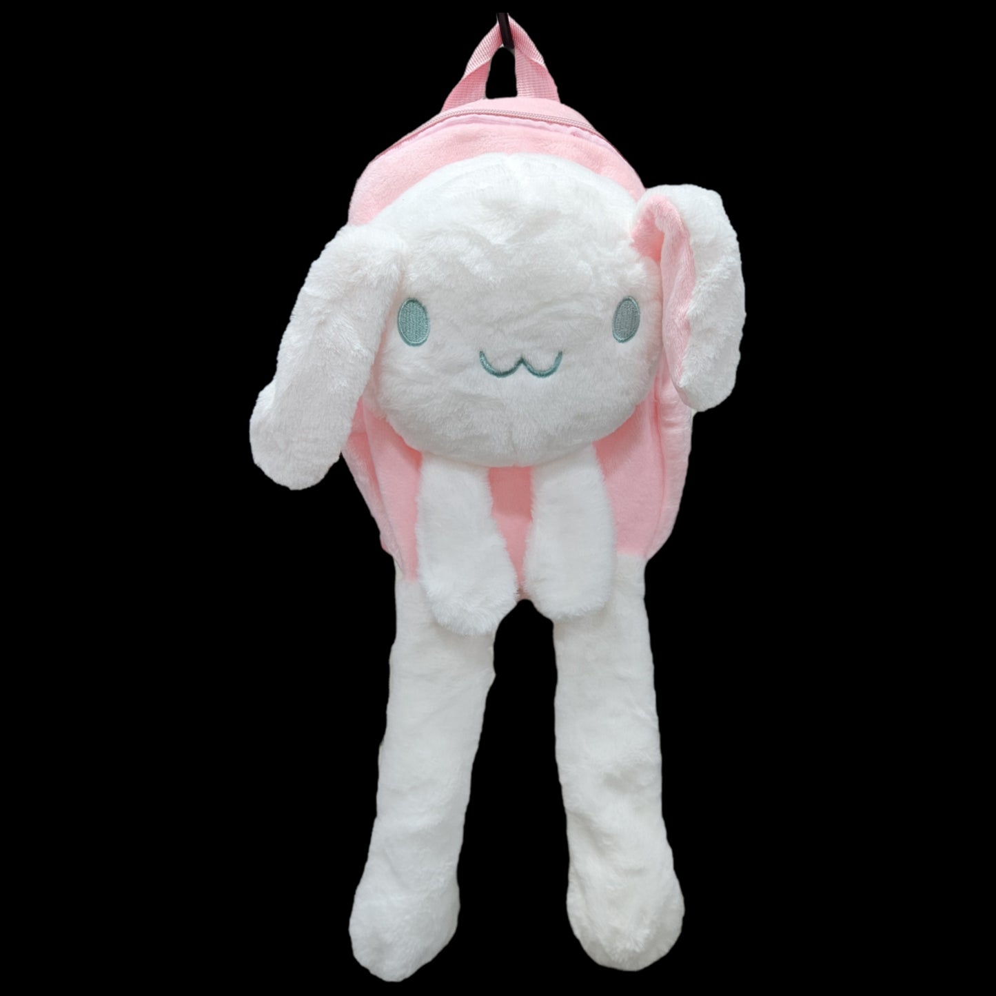 Cartoon character themed soft fur backpack for kids