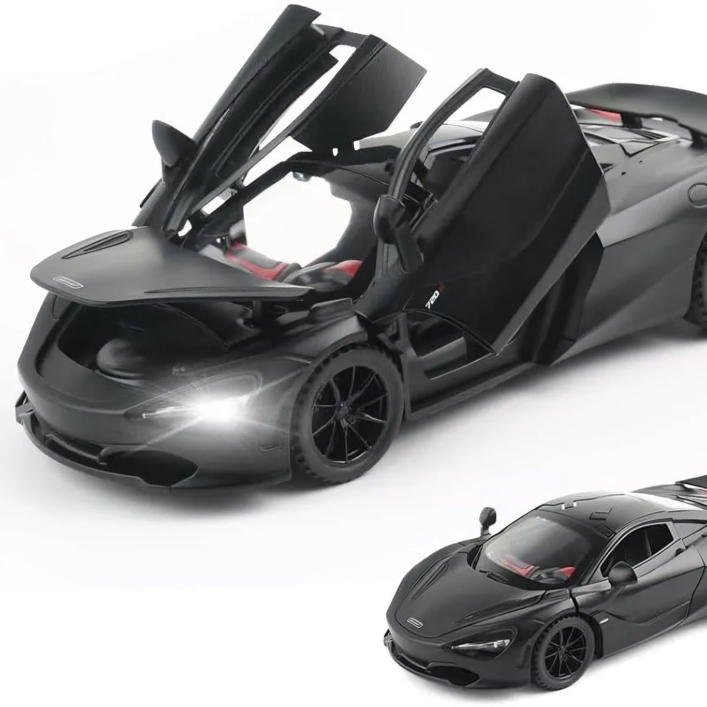 Exclusive Alloy Metal Mclearn Pull Back Die-cast Car Model with Sound Light Mini Auto Toy for Kids Metal Model Toy Car with Sound and Light