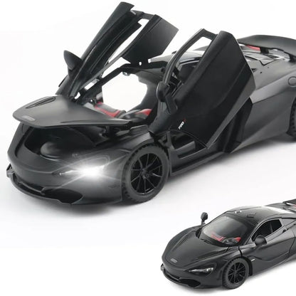 Exclusive Alloy Metal Mclearn Pull Back Die-cast Car Model with Sound Light Mini Auto Toy for Kids Metal Model Toy Car with Sound and Light