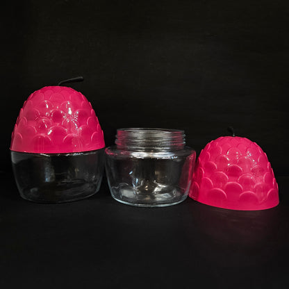 Pine Apple 2 pieces set storage container serving jar for multi purpose usage & for Return gifting purpose