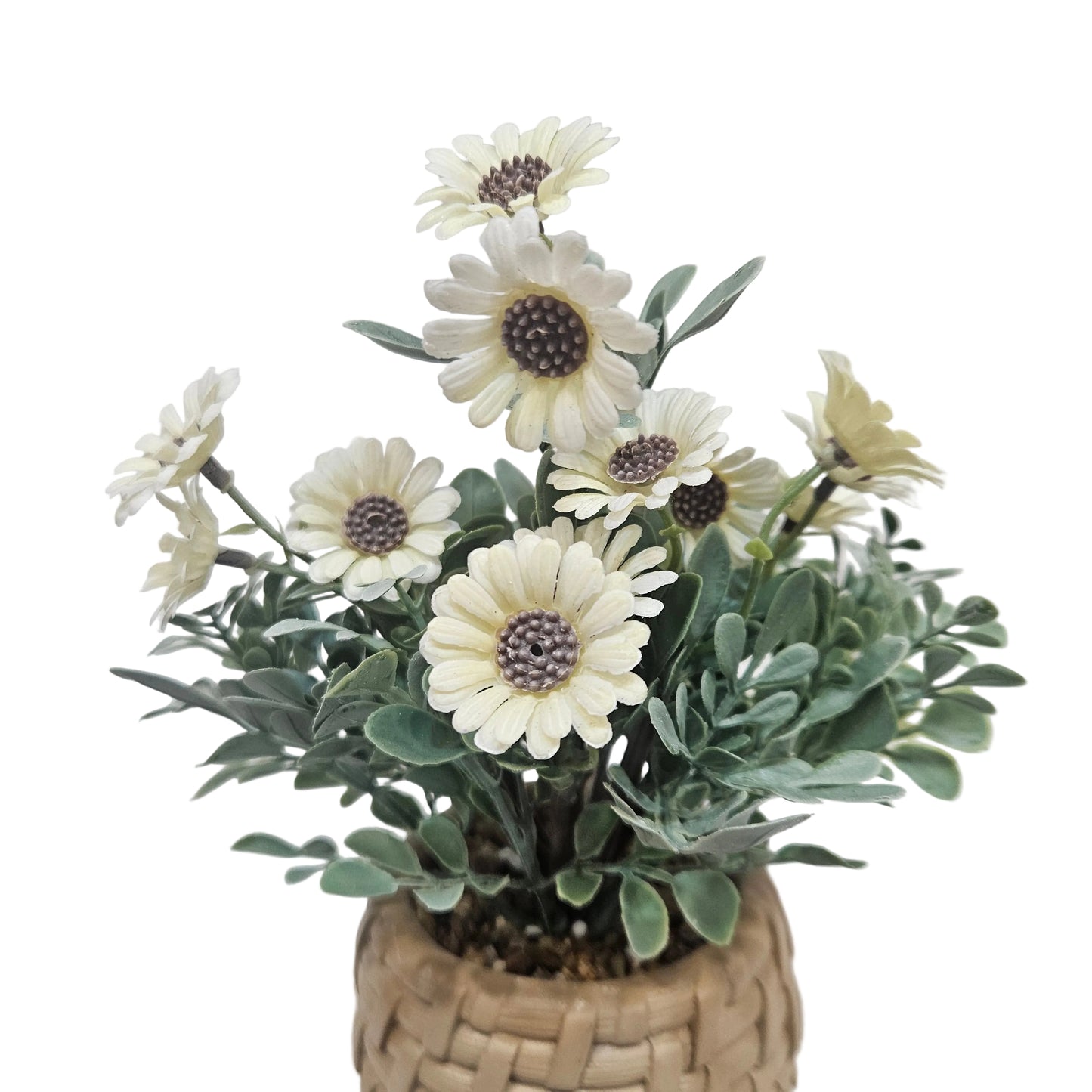 Artificial Chamomile Flowers - Realistic Silk Daisies with Stems for Wedding Decor, Home Centerpieces,Flower Heads